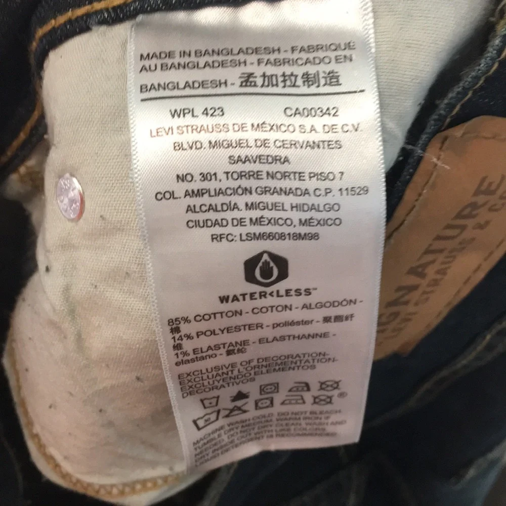 Levi Strauss Boot Cut Mens Relaxed S61 Denim Jeans